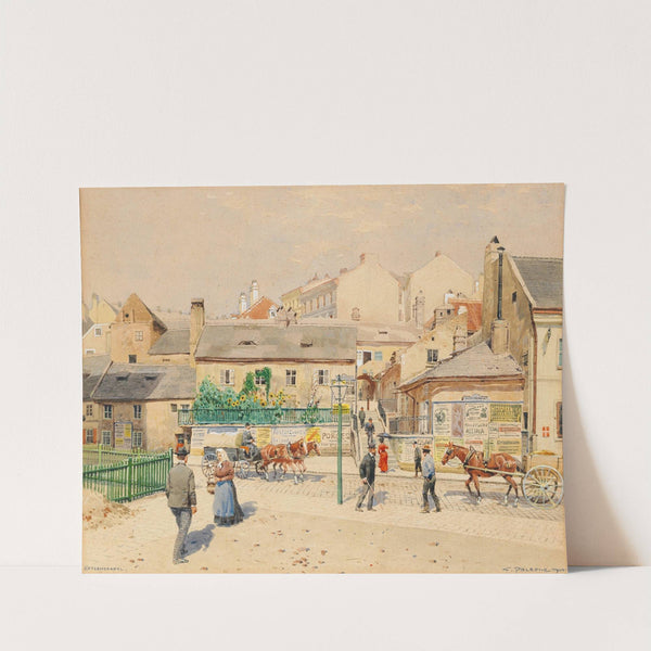 Vienna, Ratzenstadl (1900) by Franz Poledne