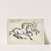 Vier paarden, wellicht een span by David Humbert de Superville
