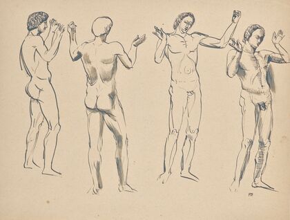 Vier Skizzen zum Redner (1921)