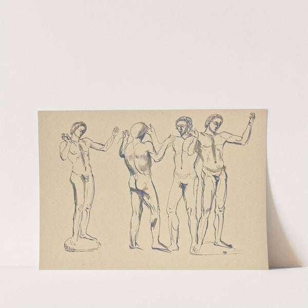 Vier Skizzen zum Redner (1921) by Franz Barwig the Elder