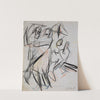 Vier tanzende Bauern (ca. 1920) by Ernst Ludwig Kirchner