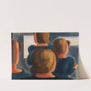 Vierergruppe mit Grau (1930) by Oskar Schlemmer