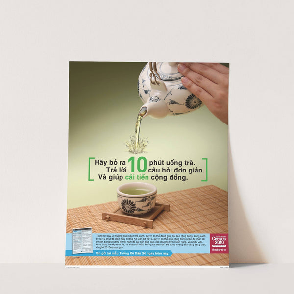 Vietnamese Action Poster (2010) by Bureau of the Census