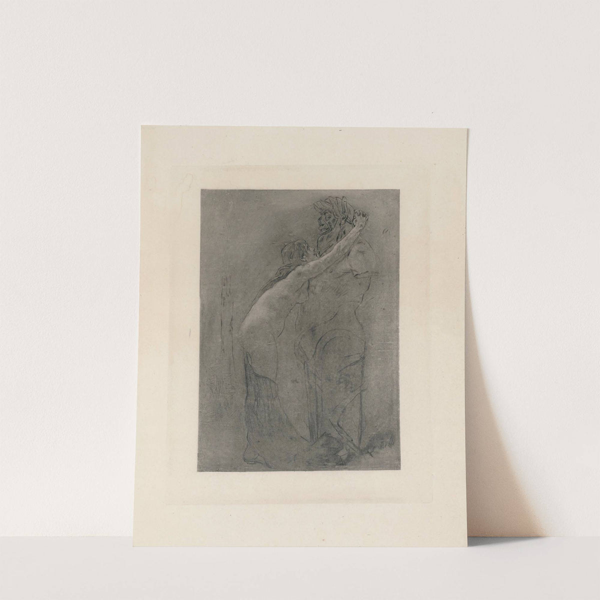 Vieux faune (1885) by Félicien Rops