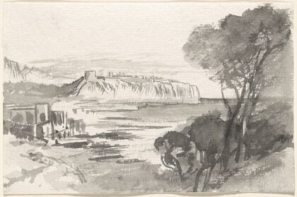 View across a Bay (Monaco) (1884-1885)