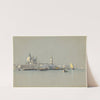 View across the Giudecca Canal toward the Salute and the Campanile of San Marco by William Stanley Haseltine