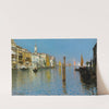 View Across The Grand Canal From Dorsoduro With The Bell Tower Of San Marco  by Rubens Santoro