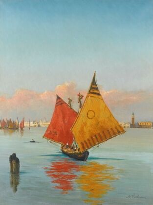View across the lagoon, venice