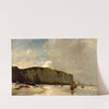 View Along the Norman Coast (1852) by Eugène Isabey