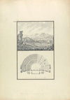 View and Plan of the Theater of Hierapolis (now Pamukkale)