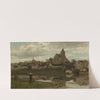 View at Montigny-sur-Loing (1870) by Jacob Maris