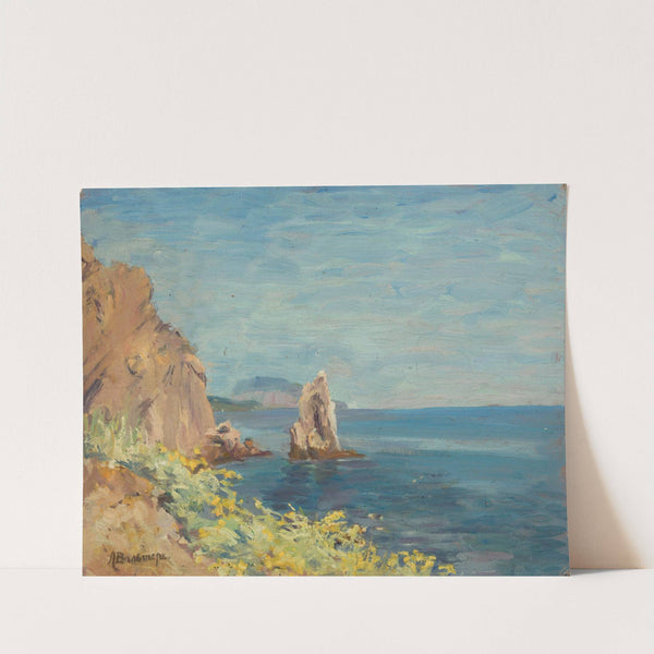 View between Jalta and Hursuf (1918) by Lilly Walther