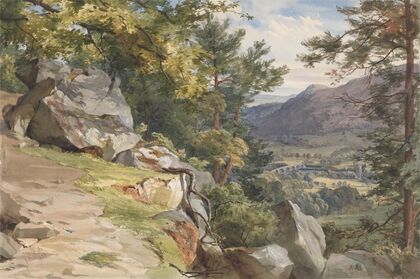 View from Craig-y-Barns, Dunkeld, Looking South