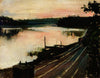 View from Eläintarha at Sunset