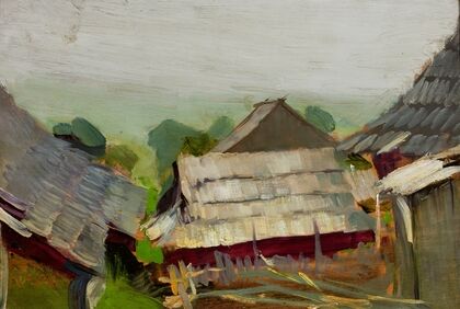 View from Istebna III. Farmyard (1906)