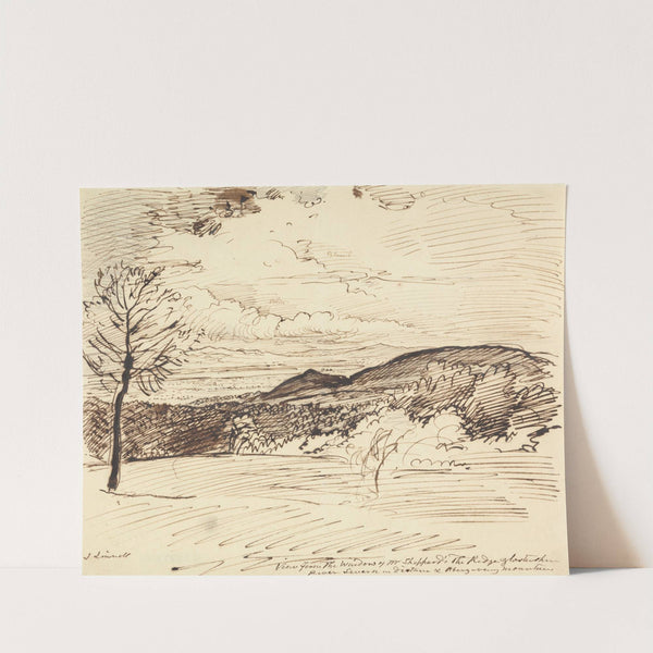 View from Mr. Sheppard&#039;s Window, The Ridge, Gloucestershire by John Linnell