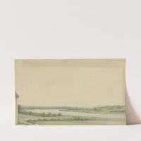 View from Rüsselsheim across the Main to Mainz and Hochheim, May 17 (1829) by Carl Morgenstern