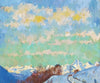 View From Stampa Towards Italy
