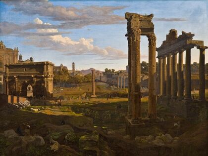 View From The Capitol, Looking Towards The Forum Romanum