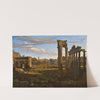 View From The Capitol, Looking Towards The Forum Romanum by Johann Heinrich Schilbach