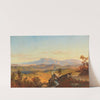 View From The Sabine Hills Near Rome by Edmund Von Wörndle