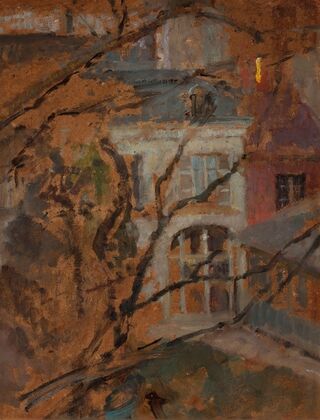 View from the window of the studio (1900)