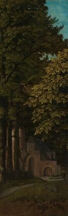 View in a Forest, Outer Left Wing of a Triptych