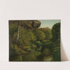 View in the Forest of Fontainebleau (1855) by Gustave Courbet
