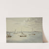 View Inchkeith and the Firth of Forth Islands from Granton by Elizabeth Murray