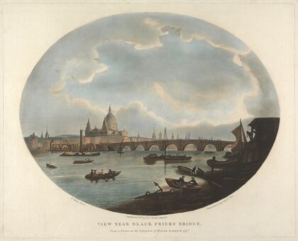 View near Black Friars Bridge (1777)