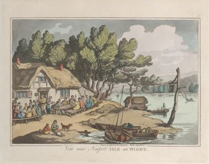 View near Newport, Isle of Wight (1822)