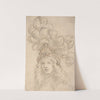 View of a Design for a Headpiece Decorated with a Shell and Large Plume by Giovanni Battista Foggini