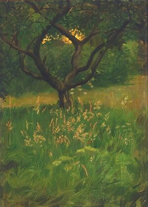 View of a garden (1929)