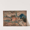 View of a small town in the mountains (Le Puy) by Tadeusz Makowski