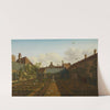View of a Town House Garden in The Hague by Paulus Constantijn la Fargue