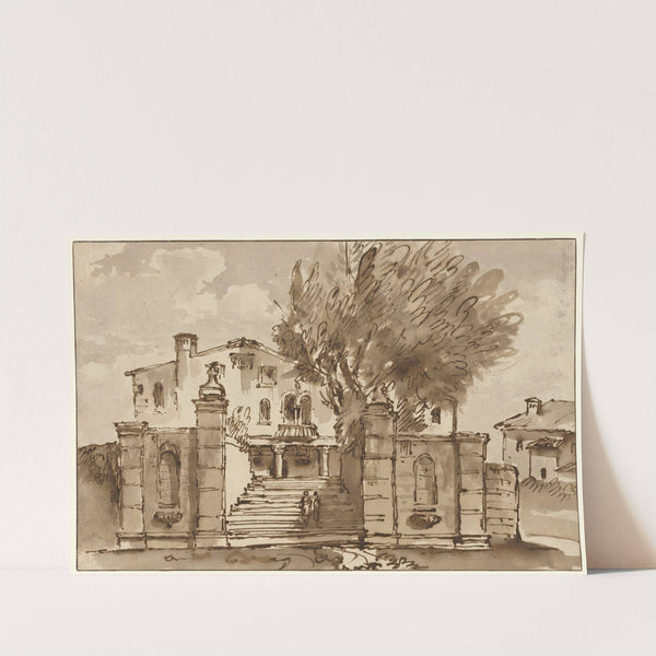 View of a Villa (1757–1759) by Giovanni Battista Tiepolo