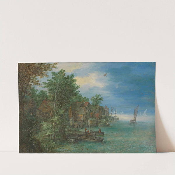 View of a Village along a River by Jan Brueghel The Elder