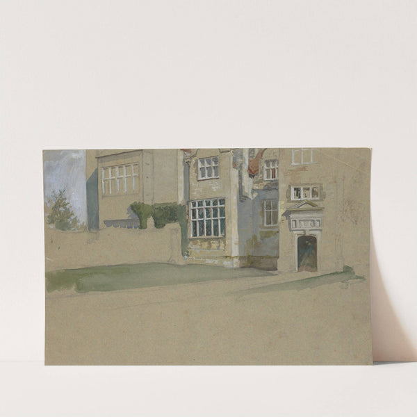 View of an English House by Edwin Austin Abbey