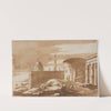 View of Ancient Buildings (17th century) by Jacob van der Ulft