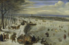 View of Antwerp with Frozen Schelde