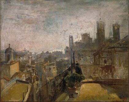 View of Barcelona from a Rooftop in Riera de Sant Joan — size preview
