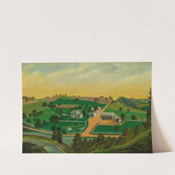 View of Benjamin Reber’s Farm (1872) by Charles C. Hofmann