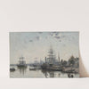 View of Bordeaux, from the Quai des Chartrons (1874) by Eugène Boudin