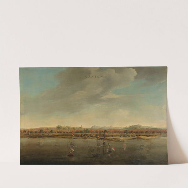 View of Canton in China by Johannes Vinckboons
