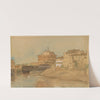 View of Castel Sant&#039; Angelo from the Tiber by James Holland