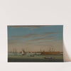 View of Charleston from the Harbor by Samuel Barnard