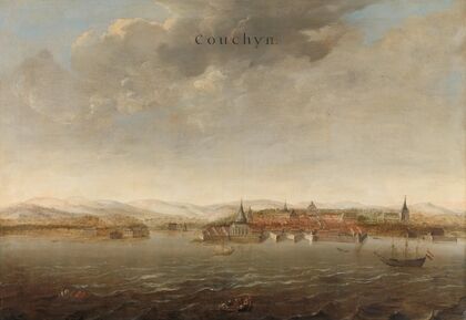 View of Cochin on the Malabar Coast of India