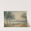 View of Dresden from the West by Christian Gottlob Hammer
