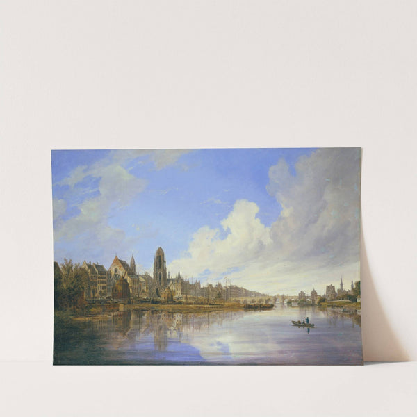 View of Frankfurt by Domenico Quaglio the Younger