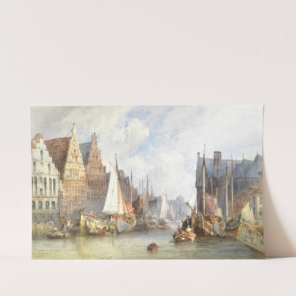 View of Ghent by William Callow